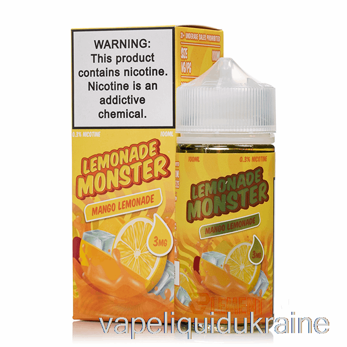 Vape Ukraine Mango - Lemonade Monster - 100mL 0mg